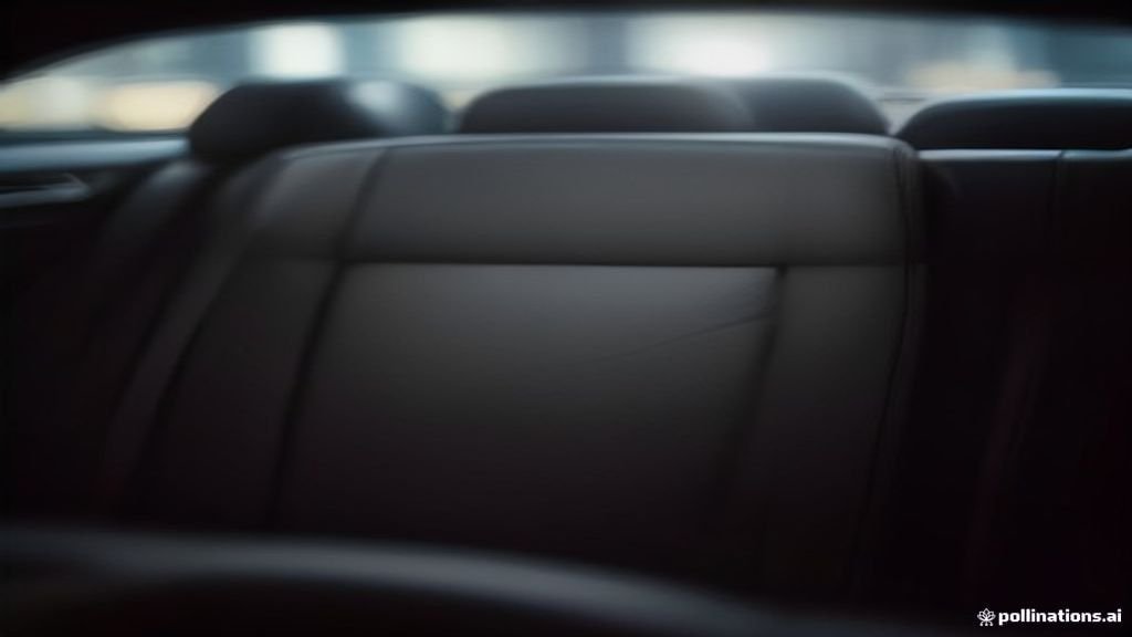Barrington to United Center Car Service - rear cabin detail, leather seats, soft interior light, IQ Limousine