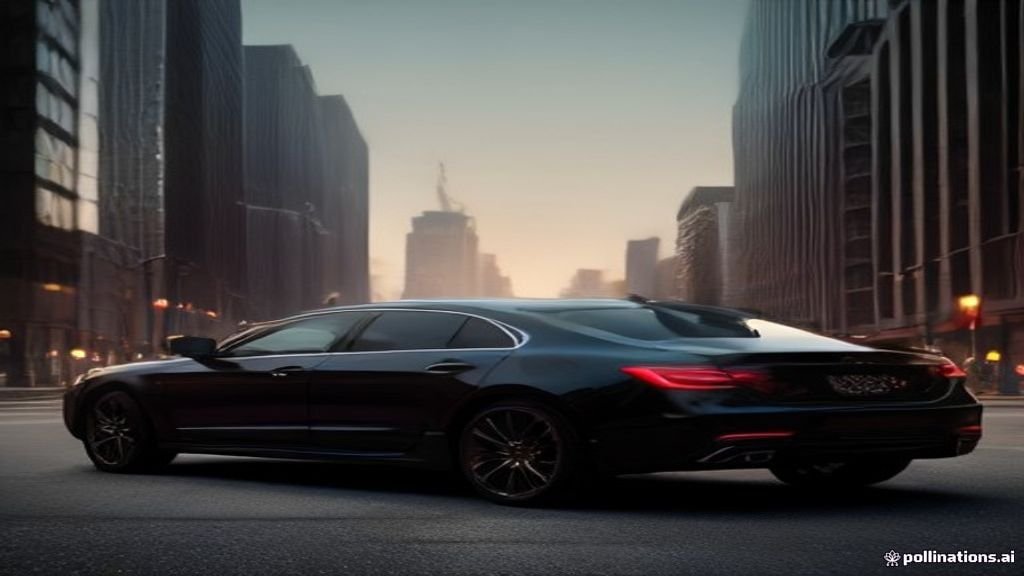 Budget Chicago Hotels - black luxury SUV at an airport arrivals kerb, early morning, IQ Limousine