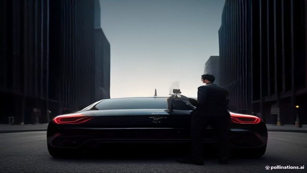 How Flight Tracked Pickup - rear cabin detail, leather seats, soft interior light, IQ Limousine