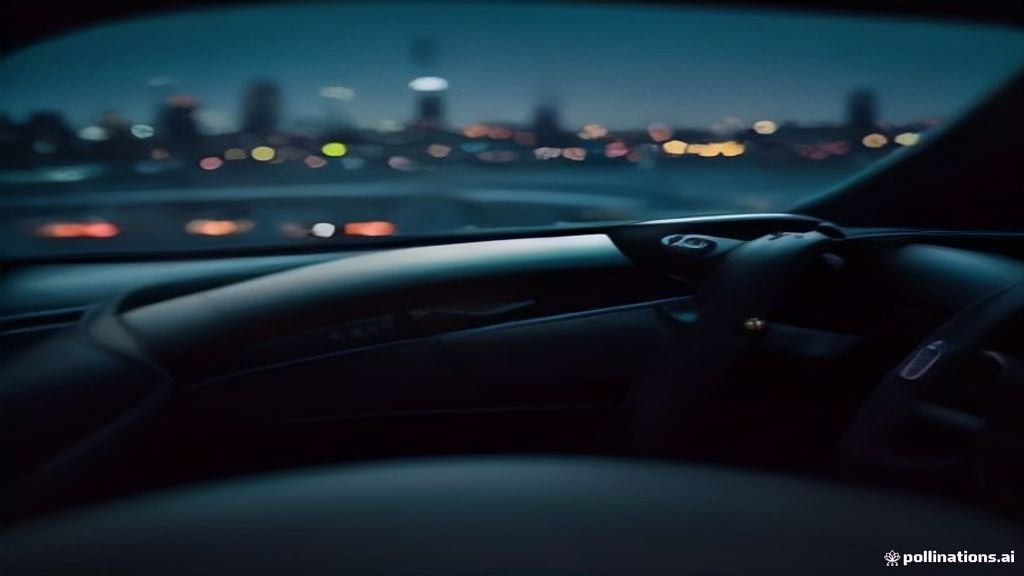 Services Luxury Chauffeur Rides - wide street view of a black sedan with the Chicago skyline behind, IQ Limousine