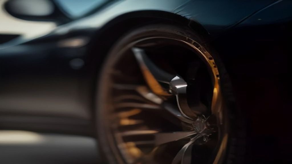 Close detail of a polished wheel and lower body panel - IQ Limousine chauffeur service, Chicago. The True Cost of Remote