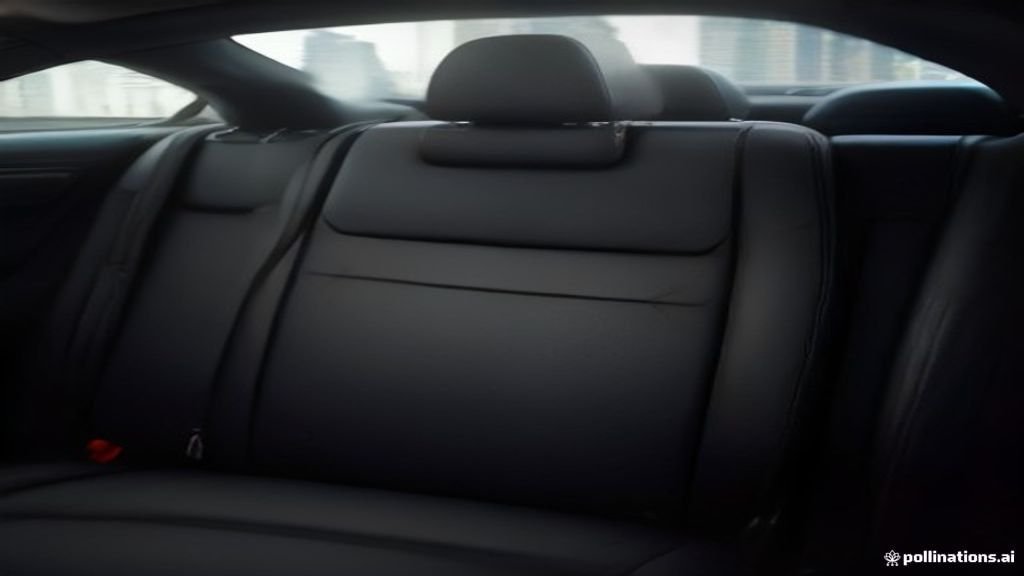 Chicago Chauffeur Guide - wide street view of a black sedan with the Chicago skyline behind, IQ Limousine