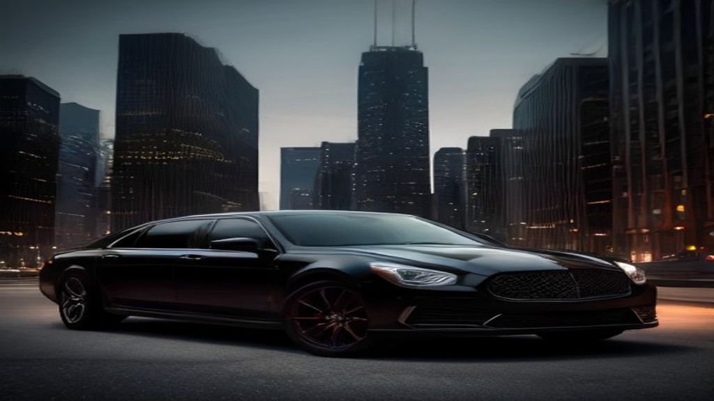Chauffeur in a dark suit holding the rear door open - IQ Limousine chauffeur service, Chicago. Chicago Chauffeur Pricing