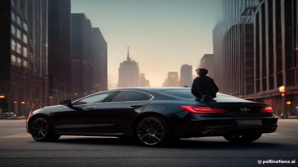 Executive Airport Transfer Guide - black luxury SUV at an airport arrivals kerb, early morning, IQ Limousine