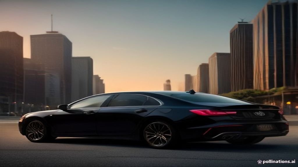 Suburban Limo Service - chauffeur holding the rear door open beside a black sedan, IQ Limousine