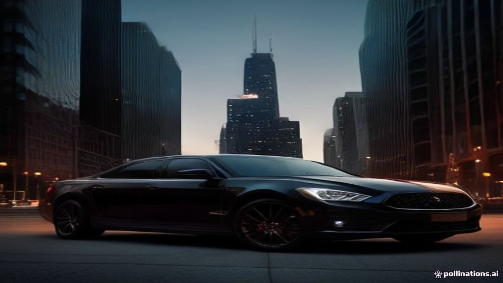 Vip Transport United Center - polished vehicle waiting outside a venue entrance at dusk, IQ Limousine