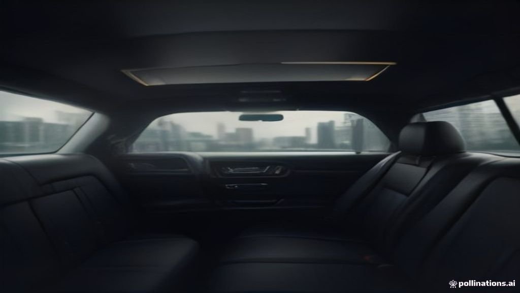 Chicago Suburb Pickup - chauffeur holding the rear door open beside a black sedan, IQ Limousine