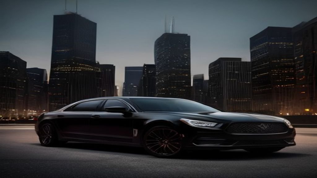 Wide street-level view at dusk - IQ Limousine chauffeur service, Chicago. Choosing an Upscale Venue? A Chicago Chauffeur