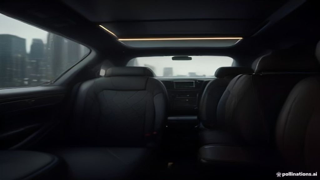 Festival Transportation Chicago - black luxury SUV at an airport arrivals kerb, early morning, IQ Limousine