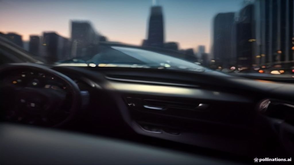 Downers Grove to Navy Pier Car Service - polished vehicle waiting outside a venue entrance at dusk, IQ Limousine