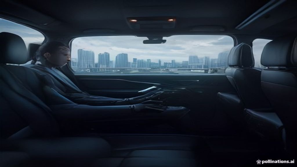 Downers Grove to Soldier Field Car Service - wide street view of a black sedan with the Chicago skyline behind, IQ Limousine