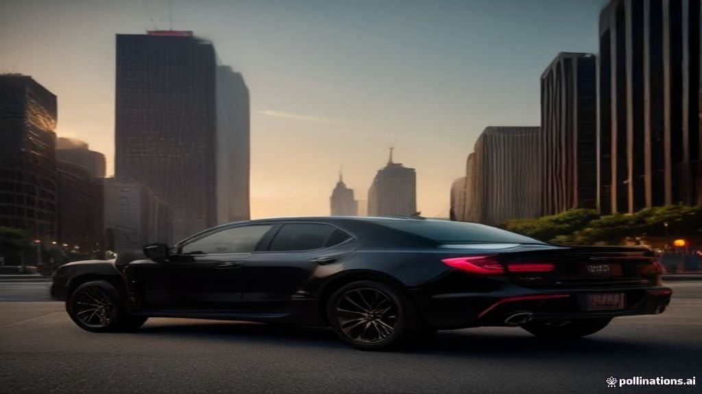 Downers Grove to United Center Car Service - chauffeur holding the rear door open beside a black sedan, IQ Limousine
