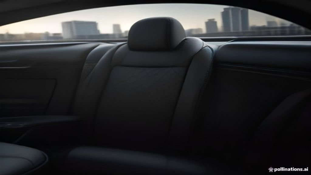 Evanston to United Center Car Service - rear cabin detail, leather seats, soft interior light, IQ Limousine