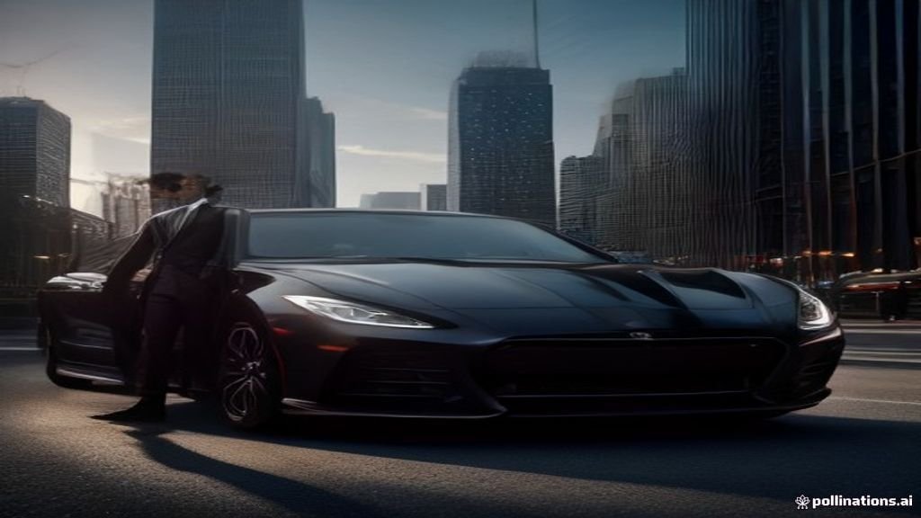 Hinsdale to Mccormick Place Car Service - chauffeur holding the rear door open beside a black sedan, IQ Limousine