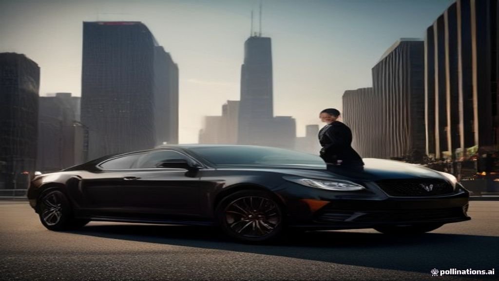 Hinsdale to Soldier Field Car Service - rear cabin detail, leather seats, soft interior light, IQ Limousine