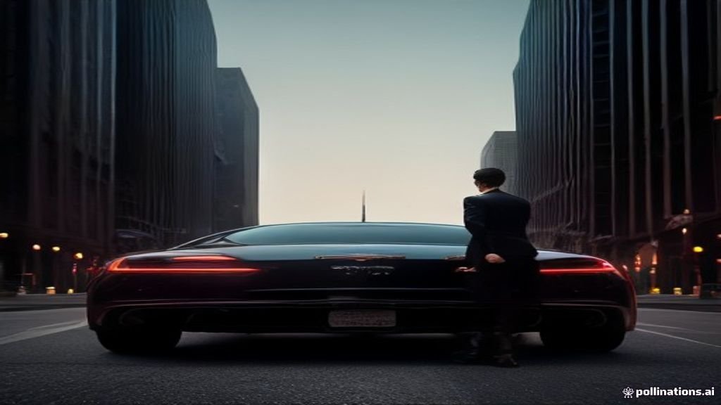 How Chicago Airport - chauffeur holding the rear door open beside a black sedan, IQ Limousine