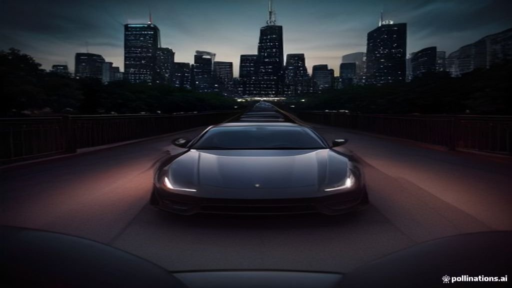 Lake Forest to United Center Car Service - polished vehicle waiting outside a venue entrance at dusk, IQ Limousine