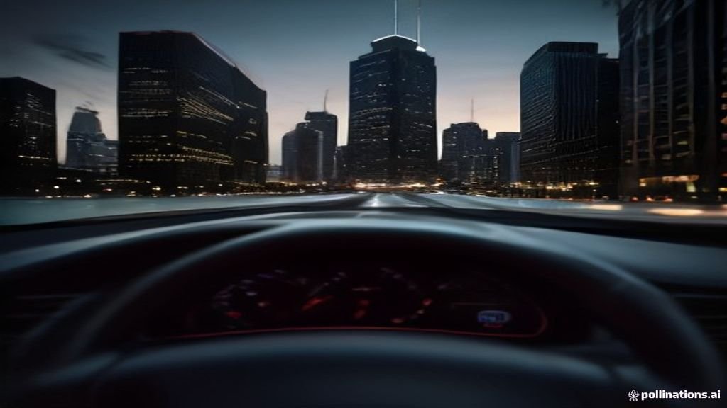 Midway Airport Car Service Downers Grove - polished vehicle waiting outside a venue entrance at dusk, IQ Limousine