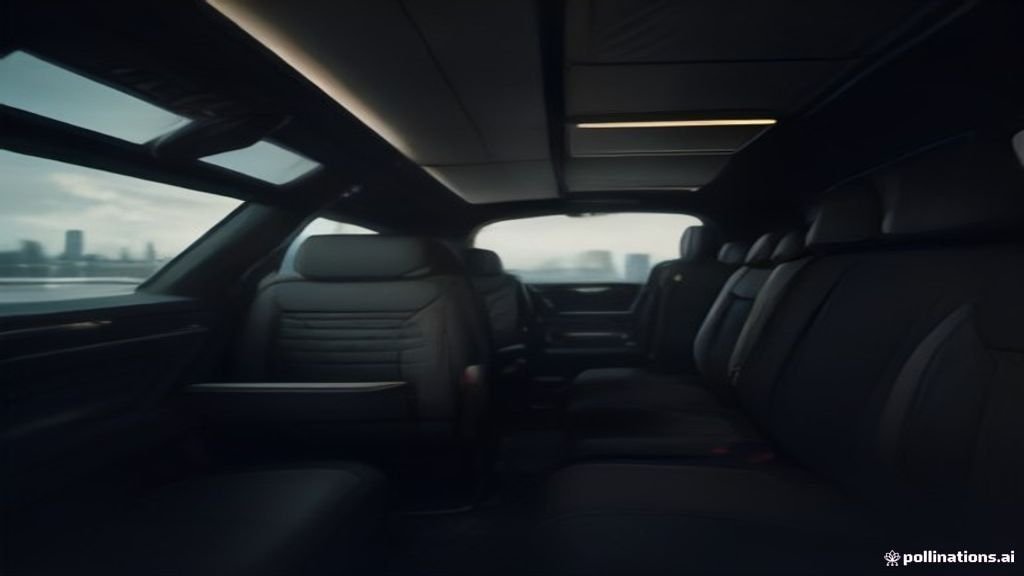 Midway Airport Car Service Lake Forest - rear cabin detail, leather seats, soft interior light, IQ Limousine