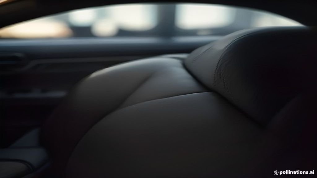 Midway Airport Car Service Oak Brook - rear cabin detail, leather seats, soft interior light, IQ Limousine