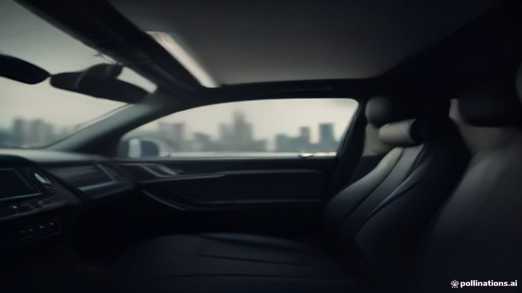 Midway Airport Car Service Wilmette - rear cabin detail, leather seats, soft interior light, IQ Limousine