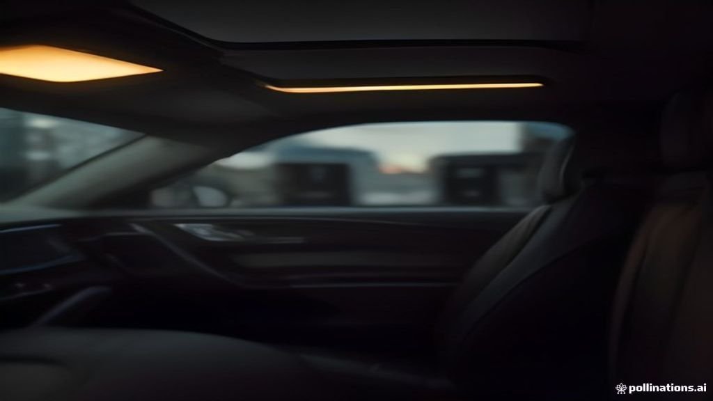 Naperville to Navy Pier Car Service - wide street view of a black sedan with the Chicago skyline behind, IQ Limousine