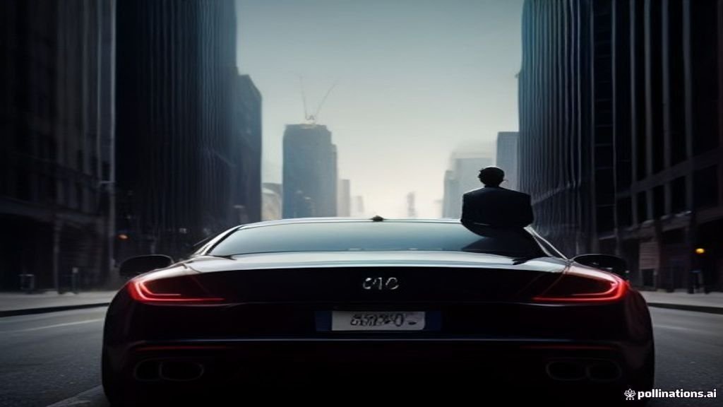 O'hare Airport Car Service Des Plaines - chauffeur holding the rear door open beside a black sedan, IQ Limousine