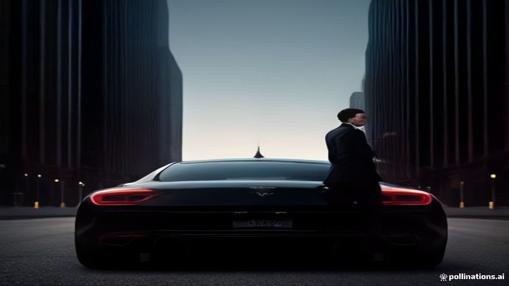 O'hare Airport Car Service Lake Forest - polished vehicle waiting outside a venue entrance at dusk, IQ Limousine