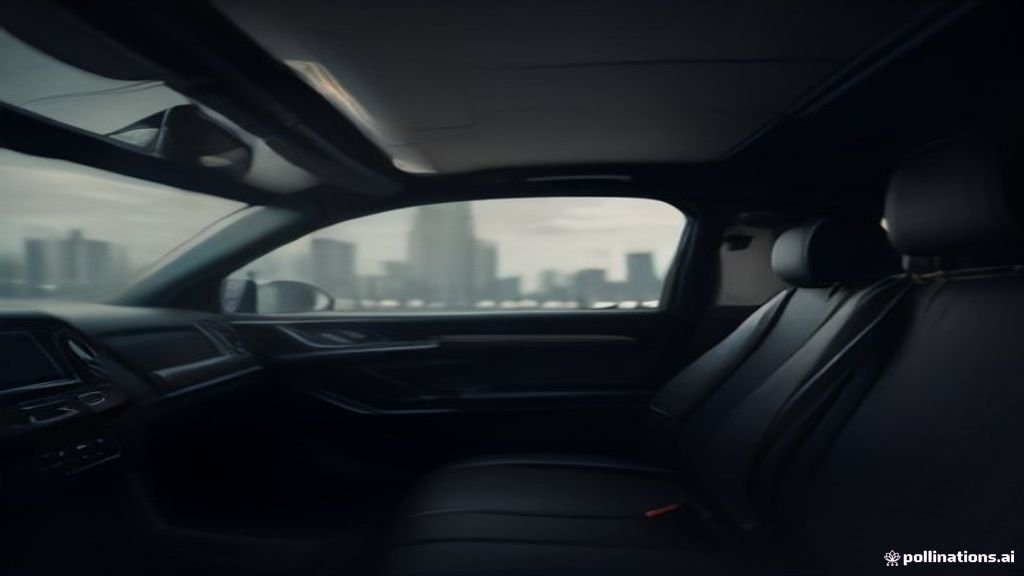 O'hare Airport Car Service Naperville - rear cabin detail, leather seats, soft interior light, IQ Limousine