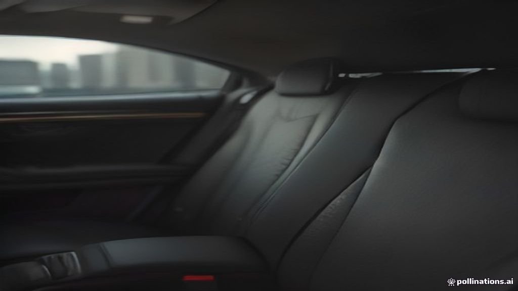 O'hare Airport Car Service Oak Brook - rear cabin detail, leather seats, soft interior light, IQ Limousine