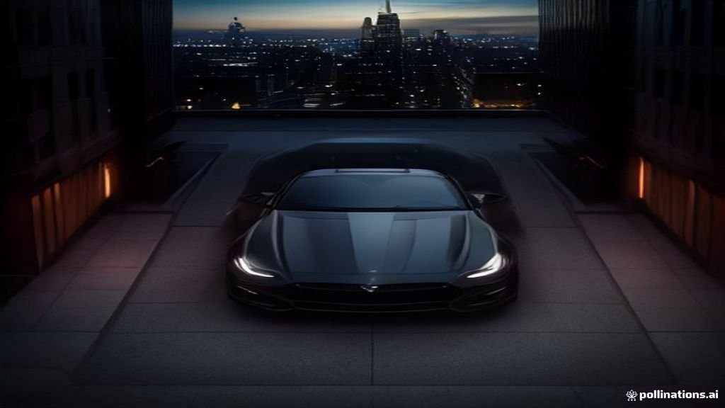 O'hare Airport Car Service Schaumburg - wide street view of a black sedan with the Chicago skyline behind, IQ Limousine