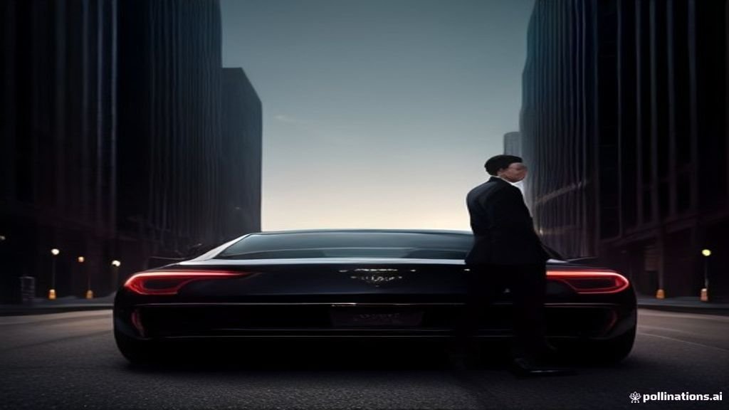 Oak Brook to Navy Pier Car Service - chauffeur holding the rear door open beside a black sedan, IQ Limousine