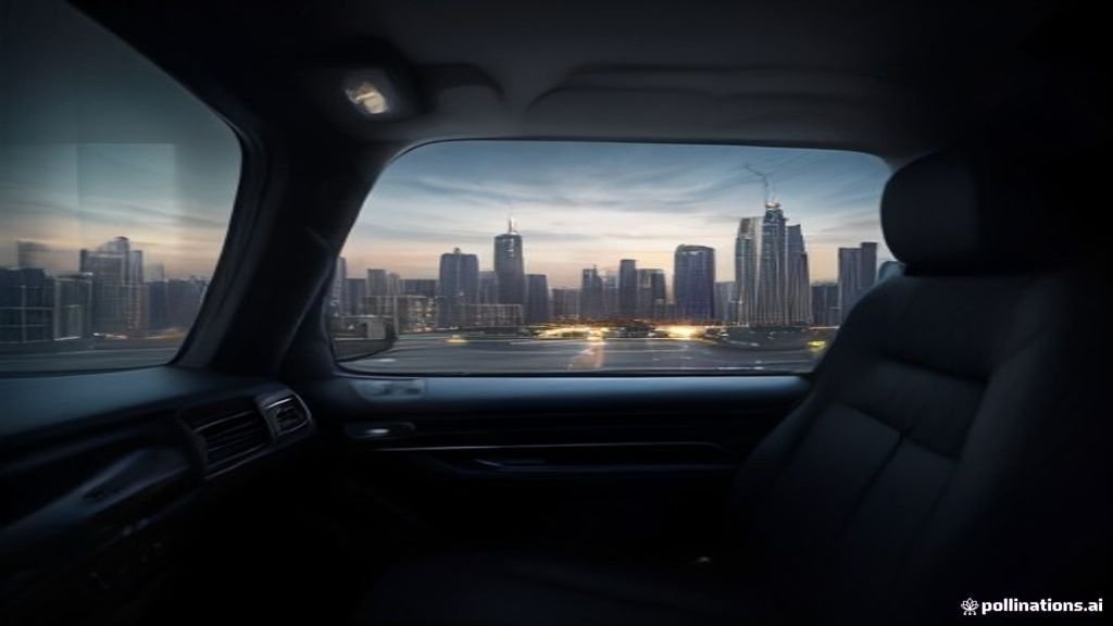 Oak Park to United Center Car Service - black luxury SUV at an airport arrivals kerb, early morning, IQ Limousine