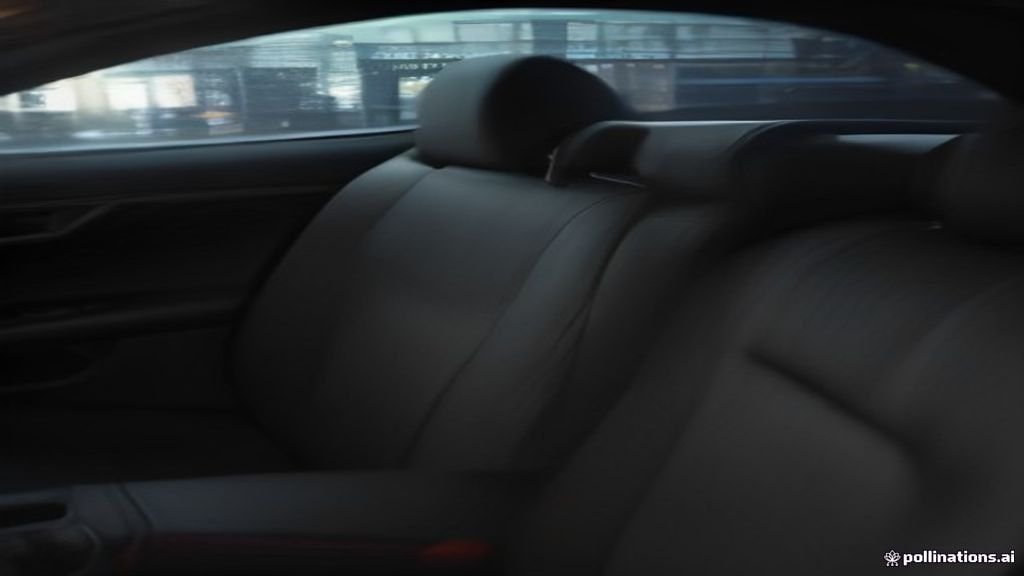 Style Teens Chicago - wide street view of a black sedan with the Chicago skyline behind, IQ Limousine