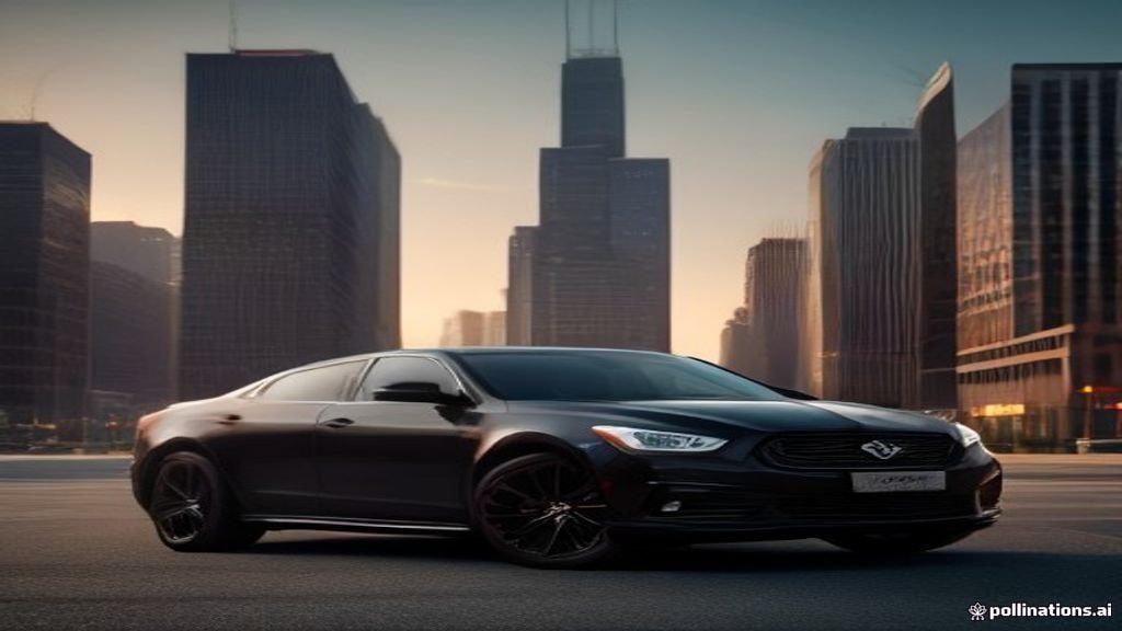 Skokie to Wrigley Field Car Service - chauffeur holding the rear door open beside a black sedan, IQ Limousine