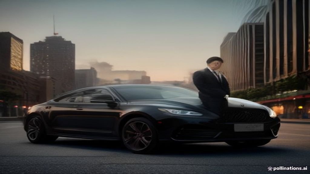Wedding Transportation Lake Forest - chauffeur holding the rear door open beside a black sedan, IQ Limousine