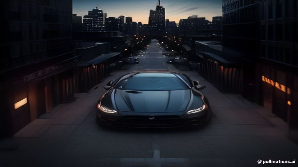 Why Chicago Executives - wide street view of a black sedan with the Chicago skyline behind, IQ Limousine