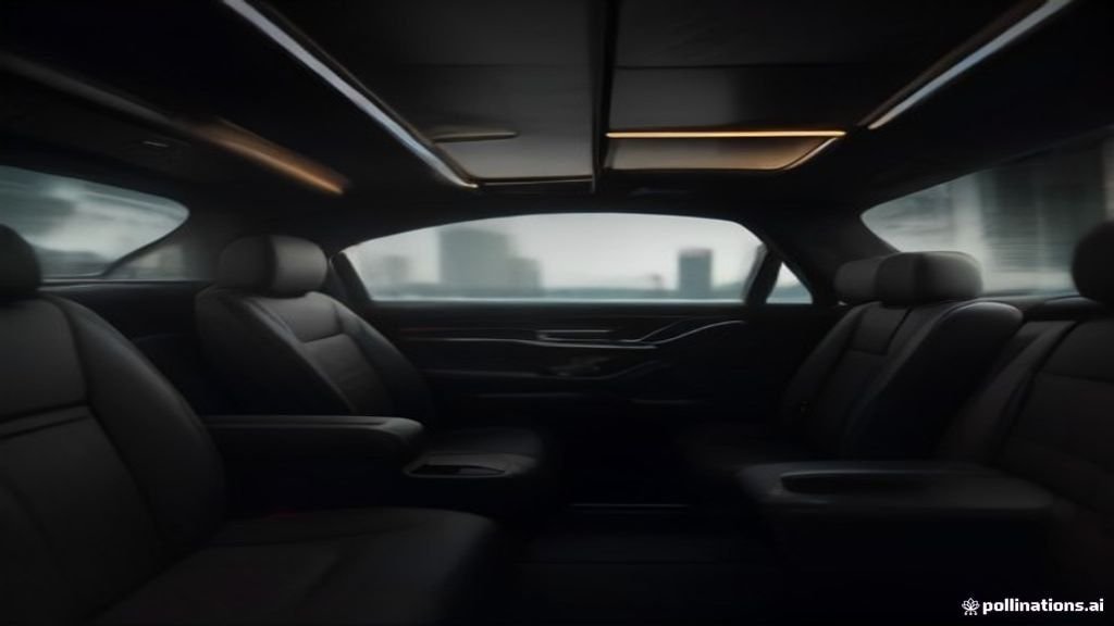 Why Chicago Executives Choose - black luxury SUV at an airport arrivals kerb, early morning, IQ Limousine