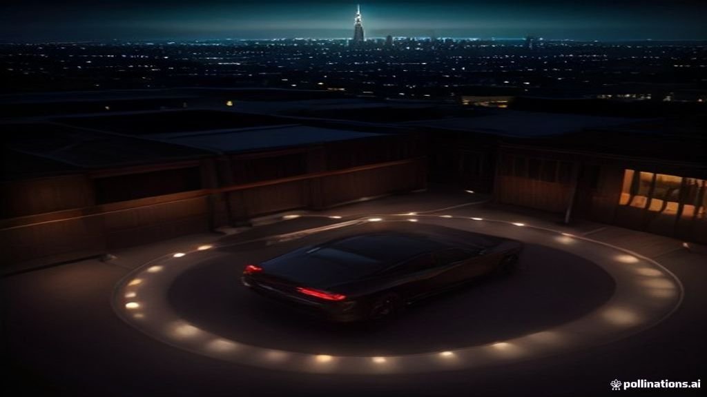 Wilmette to United Center Car Service - polished vehicle waiting outside a venue entrance at dusk, IQ Limousine